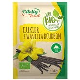 Socker med bourbonvanilj EKO 15g VITAL LIVSMEDEL